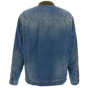 Mm6 Maison Margiela Bimaterial Bomber Jacket