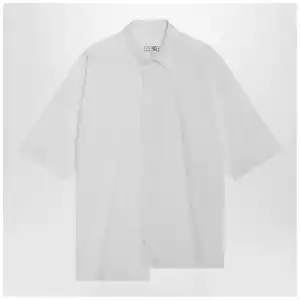 MM6 Maison Margiela Two-tone cotton poplin shirt