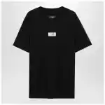 MM6 Maison Margiela Black T-shirt with Numeric Signature patch