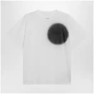MM6 Maison Margiela White T-Shirt With Spray Print