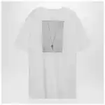 MM6 Maison Margiela White T-shirt with key print
