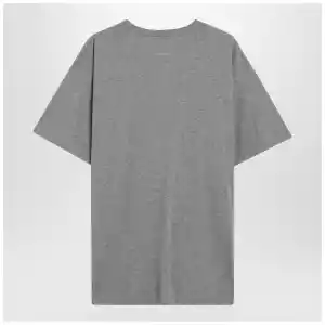 MM6 Maison Margiela Light grey T-shirt with Numeric Signature patch