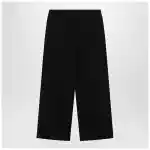 MM6 Maison Margiela Black wide-leg jersey trousers