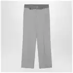 MM6 Maison Margiela Grey wool-blend trousers