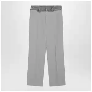 MM6 Maison Margiela Grey wool-blend trousers