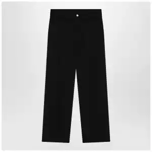 MM6 Maison Margiela Black wool-blend trousers