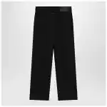 MM6 Maison Margiela Black wool-blend trousers