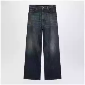 MM6 Maison Margiela Wide blue washed denim jeans