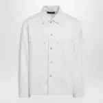 LEMAIRE White denim shirt jacket