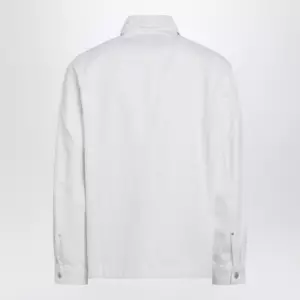 LEMAIRE White denim shirt jacket