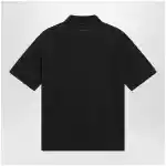 MM6 Maison Margiela Black cotton polo shirt