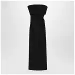 Max Mara Black bustier dress in wool blend
