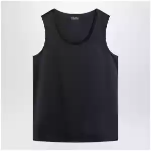 S Max Mara Midnight blue satin top