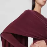 THE ANDAMANE Xenia rouge noir bodysuit