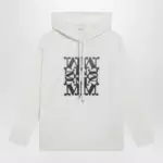 Max Mara Taddeo hooded virgin wool sweater in white