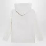 Max Mara Taddeo hooded virgin wool sweater in white
