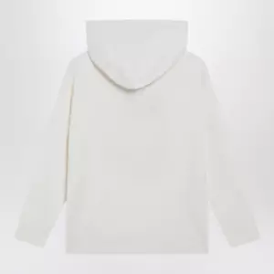 Max Mara Taddeo hooded virgin wool sweater in white