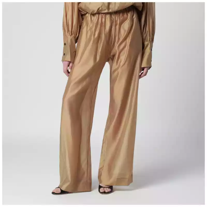 TheLatest Nude lightweight muslin Dora trousers