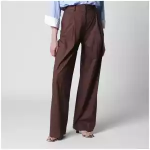 TheLatest Brown cotton trousers