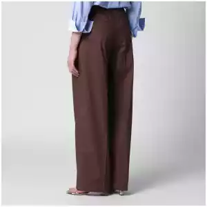 TheLatest Brown cotton trousers