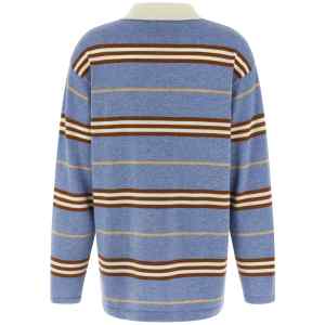 Guest In Residence Striped Rugby Polo Shirt