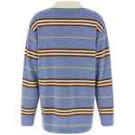 Guest In Residence Striped Rugby Polo Shirt