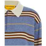 Guest In Residence Striped Rugby Polo Shirt