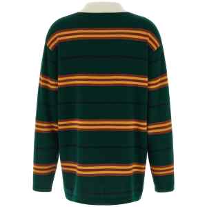 Guest In Residence Striped Rugby Polo Shirt