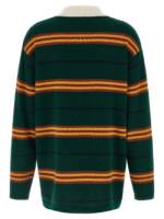 Guest In Residence Striped Rugby Polo Shirt