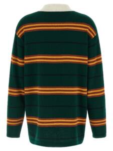 Guest In Residence Striped Rugby Polo Shirt