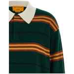 Guest In Residence Striped Rugby Polo Shirt