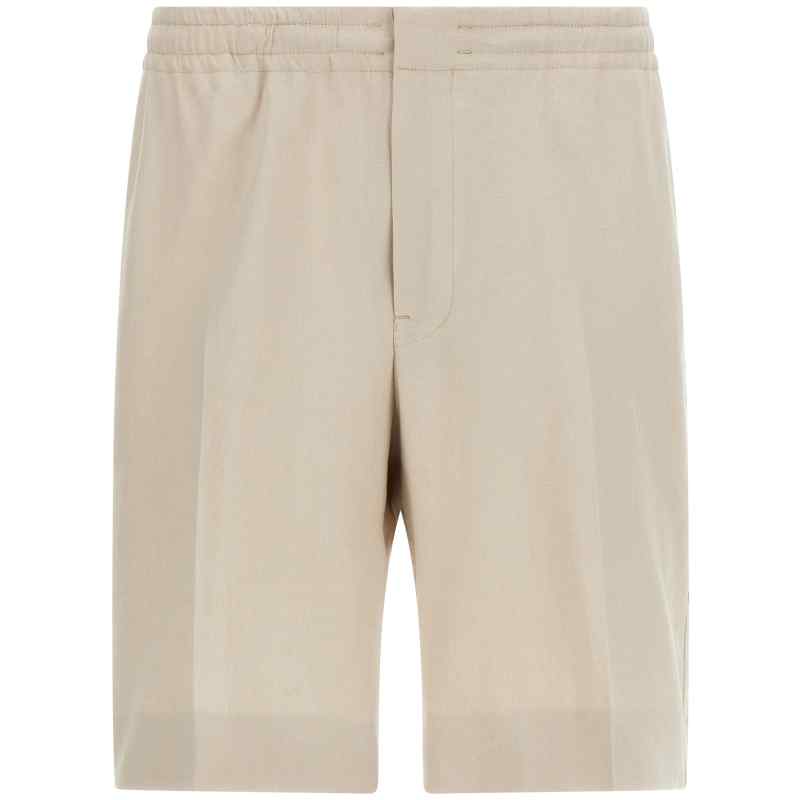 UHI35A3TB14272_01_M_2026-02-16T10-15-53.262Z-1 Zegna Linen Bermuda Shorts