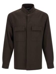 Zegna Oasi Lino Overshirt