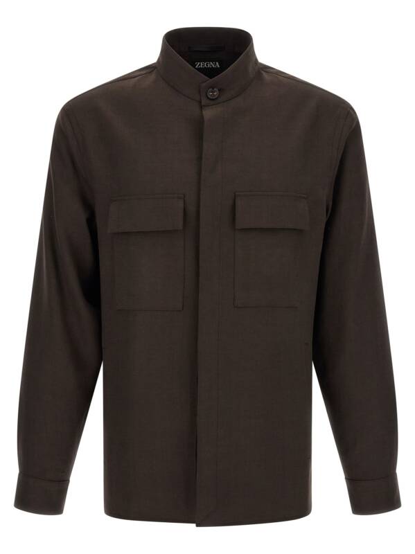 Zegna Oasi Lino Overshirt