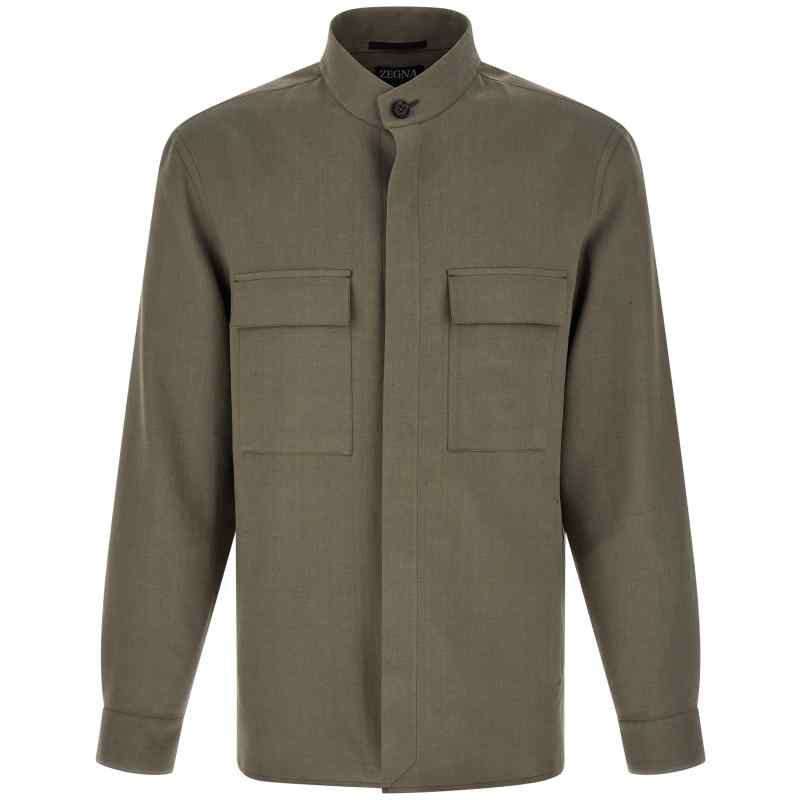 Zegna Oasi Lino Overshirt