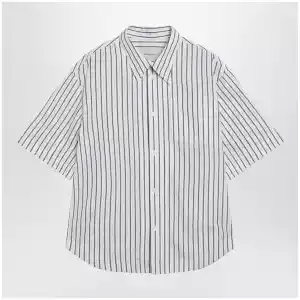 Ami Paris White striped Ami de Coeur shirt