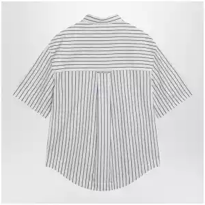 Ami Paris White striped Ami de Coeur shirt