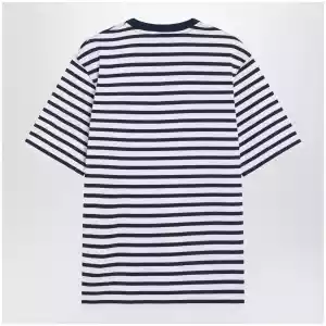 Blue/white striped Ami de Coeur T-shirt by Ami Paris