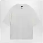 Ami Paris Cream white T-shirt with logo print