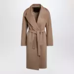 Max Mara Atelier Beige deconstructed cashmere coat
