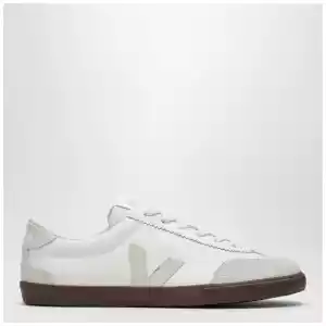VEJA Volley sneakers in white leather and light beige suede