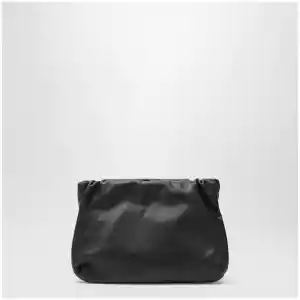 The Row 90's calf leather bag in black