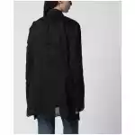Our Legacy Reversible Drip blazer in soot black Techflax