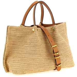 Shopping Valentino Garavani Medium Raffia