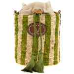 Valentino Garavani Raffia Small Bucket Bag