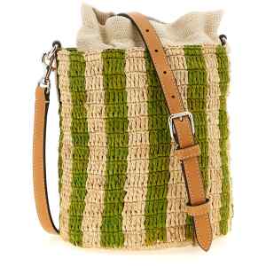 Valentino Garavani Raffia Small Bucket Bag