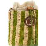 Valentino Garavani Raffia Small Bucket Bag