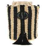Valentino Garavani Raffia Small Bucket Bag