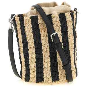 Valentino Garavani Raffia Small Bucket Bag