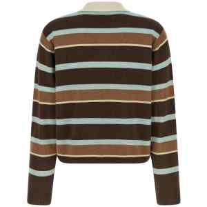 Guest In Residence Cropped Stripe Rugby Sweater